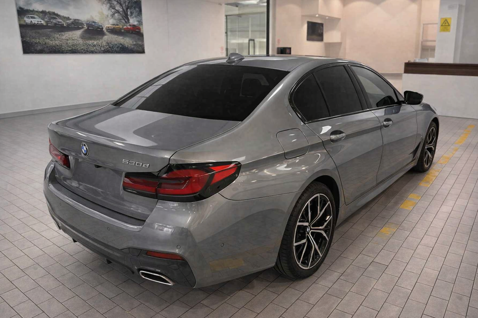 BMW 530d rear